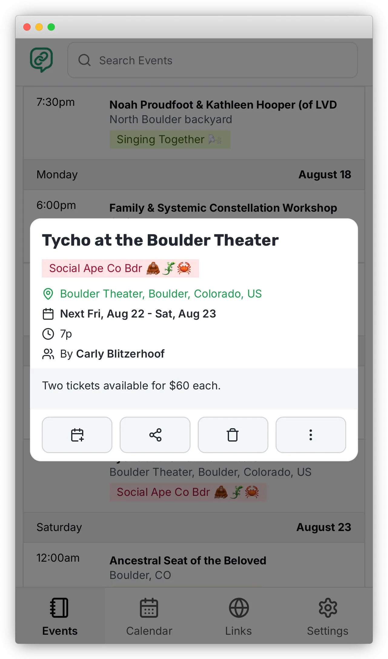 Event details (1)